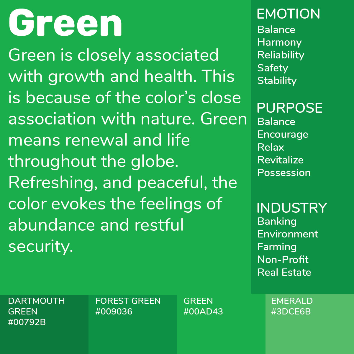 Color Meanings Green 01 